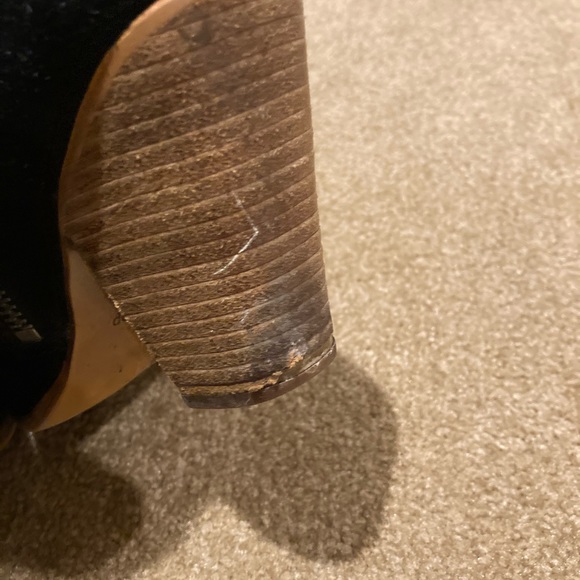 Black suede dolce vida booties - Picture 5 of 5